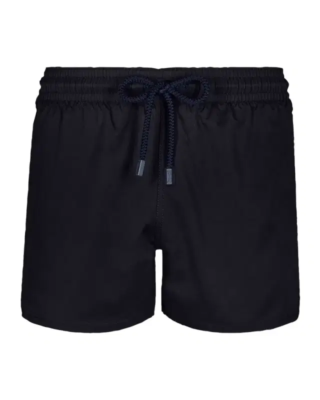 Vilebrequin Men's Unis Stretch-Solid Swim Trunks