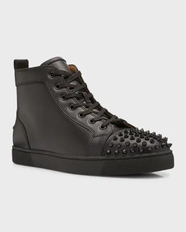 Christian Louboutin Men's Lou Spikes High-Top Sneakers | Thumbnail 2 Christian Louboutin Men's Lou Spikes High-Top Sneakers | Thumbnail 2