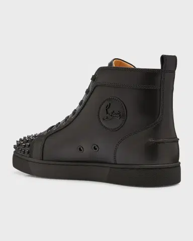 Christian Louboutin Men's Lou Spikes High-Top Sneakers | Thumbnail 3 Christian Louboutin Men's Lou Spikes High-Top Sneakers | Thumbnail 3