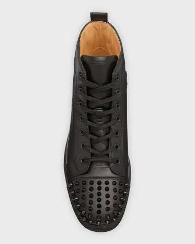 Christian Louboutin Men's Lou Spikes High-Top Sneakers | Thumbnail 5 Christian Louboutin Men's Lou Spikes High-Top Sneakers | Thumbnail 5