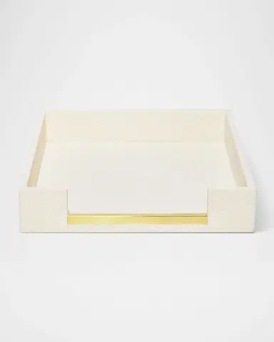 AERIN Faux Shagreen Paper Tray | Thumbnail 2