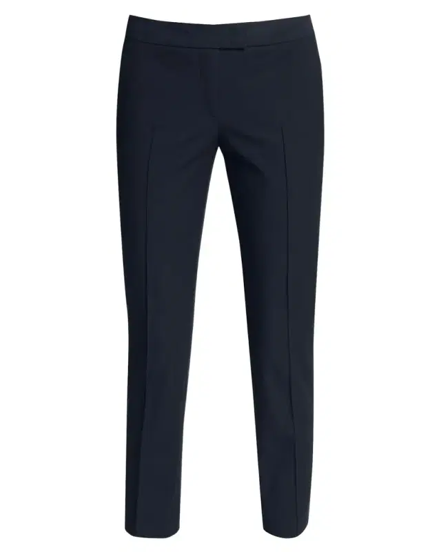 Akris punto Frankie Straight-Leg Cotton-Stretch Cropped Pants