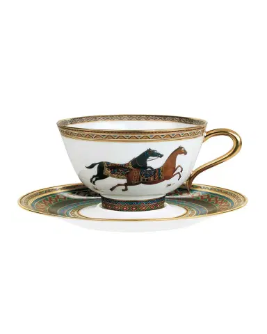 Hermes Cheval D 'Orient Tea Cup & Saucer | Thumbnail 2