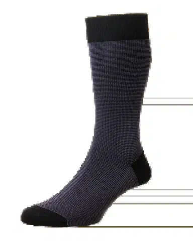 Pantherella Men's Tewkesbury Birdseye Socks | Thumbnail 2 Pantherella Men's Tewkesbury Birdseye Socks | Thumbnail 2