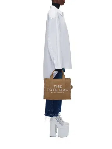 Marc Jacobs Women's The Jacquard Medium Tote - Camel | Thumbnail 2 Marc Jacobs Women's The Jacquard Medium Tote - Camel | Thumbnail 2
