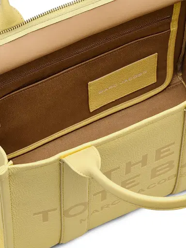 Marc Jacobs Women's Medium Leather Tote Bag - Light Yellow | Thumbnail 5