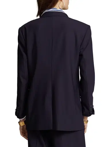 Polo Ralph Lauren Women's Wool Blend Blazer | Thumbnail 4 Polo Ralph Lauren Women's Wool Blend Blazer | Thumbnail 4