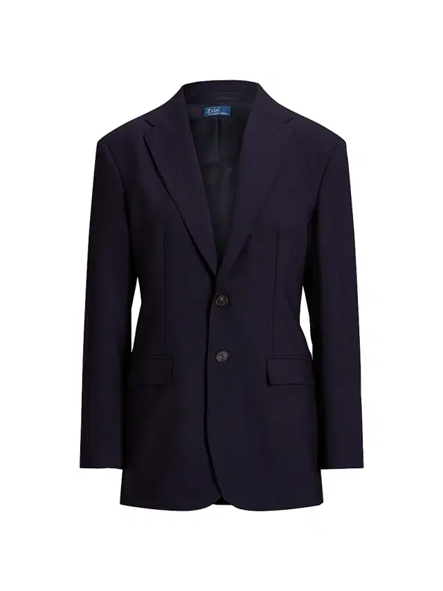 Women's Wool Blend Blazer - Navy