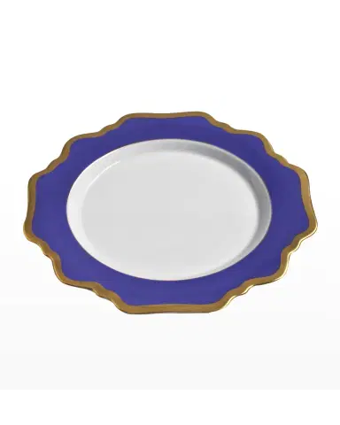 Anna Weatherley Indigo Rimmed Salad Plate | Thumbnail 2