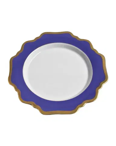 Anna Weatherley Indigo Rimmed Salad Plate | Thumbnail 1