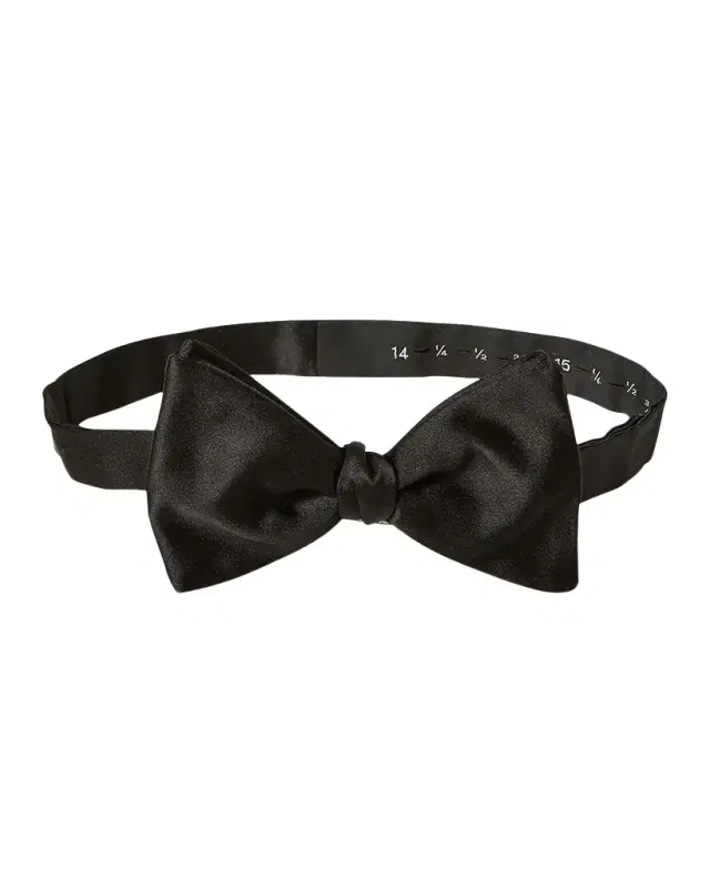 Pre-Tied Silk Bow Tie