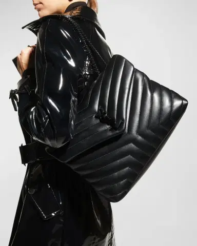 Saint Laurent Loulou Medium YSL Shoulder Bag in Quilted Leather | Thumbnail 2 Saint Laurent Loulou Medium YSL Shoulder Bag in Quilted Leather | Thumbnail 2