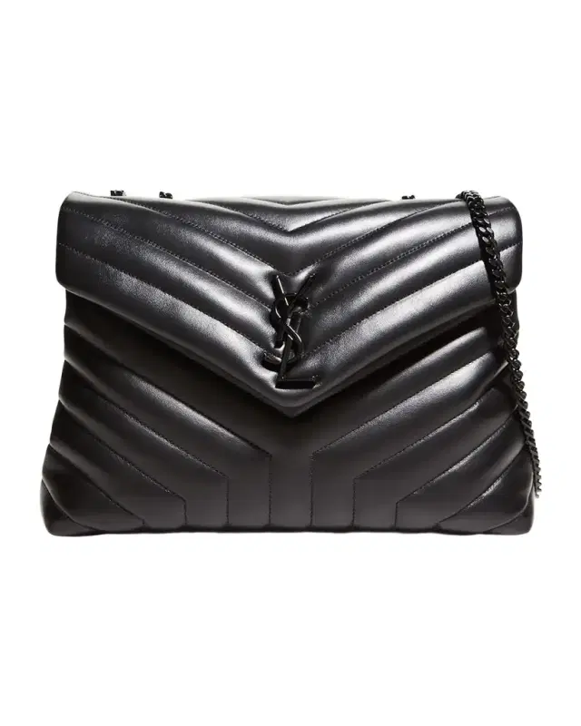 Loulou Medium YSL Shoulder Bag in Quilted Leather