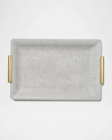 AERIN Faux Shagreen Small Vanity Tray | Thumbnail 2