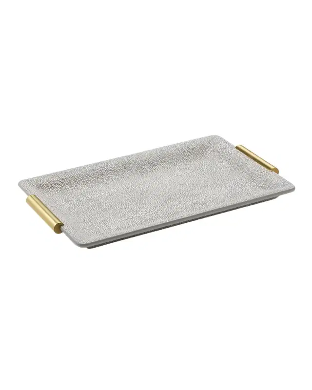 AERIN Faux Shagreen Small Vanity Tray