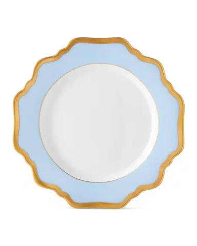 Anna Weatherley Sky Blue Rimmed Bread & Butter Plate | Thumbnail 1