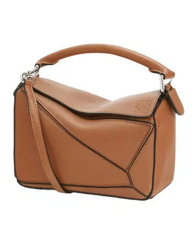 Loewe Puzzle Mini Top-Handle Bag in Leather | Thumbnail 1 Loewe Puzzle Mini Top-Handle Bag in Leather | Thumbnail 1