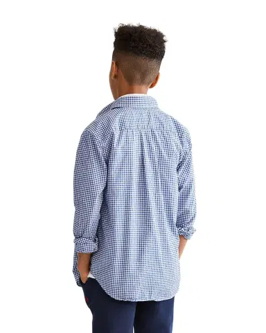 Polo Ralph Lauren Poplin Woven Gingham Sport Shirt, Size S-XL | Thumbnail 4 Polo Ralph Lauren Poplin Woven Gingham Sport Shirt, Size S-XL | Thumbnail 4