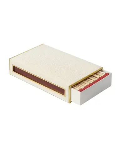 AERIN Faux Shagreen Oversized Match Box with Striker | Thumbnail 1