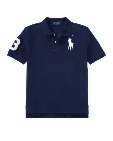 Polo Ralph Lauren Boy's Big Pony Mesh Knit Polo | Thumbnail 1 Polo Ralph Lauren Boy's Big Pony Mesh Knit Polo | Thumbnail 1