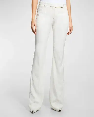Alexander McQueen Leaf Crepe Classic Suiting Pants | Thumbnail 4