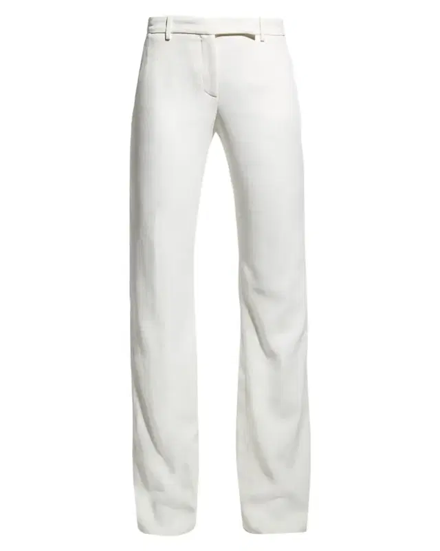 McQueen Leaf Crepe Classic Suiting Pants