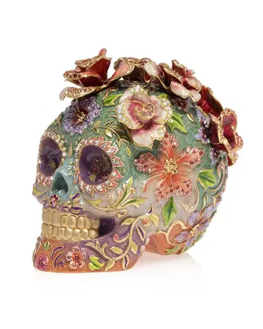 Jay Strongwater Catrina Skull with Roses | Thumbnail 2
