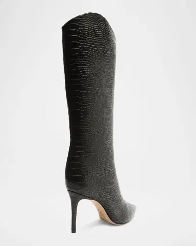 Schutz Maryana Snake-Print Leather Knee Boots | Thumbnail 3 Schutz Maryana Snake-Print Leather Knee Boots | Thumbnail 3