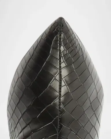Schutz Maryana Snake-Print Leather Knee Boots | Thumbnail 4 Schutz Maryana Snake-Print Leather Knee Boots | Thumbnail 4