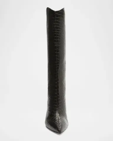 Schutz Maryana Snake-Print Leather Knee Boots | Thumbnail 5 Schutz Maryana Snake-Print Leather Knee Boots | Thumbnail 5