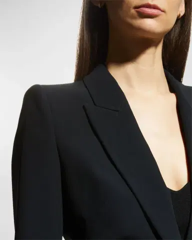 Alexander McQueen Classic Single-Breasted Suiting Blazer | Thumbnail 5 Alexander McQueen Classic Single-Breasted Suiting Blazer | Thumbnail 5
