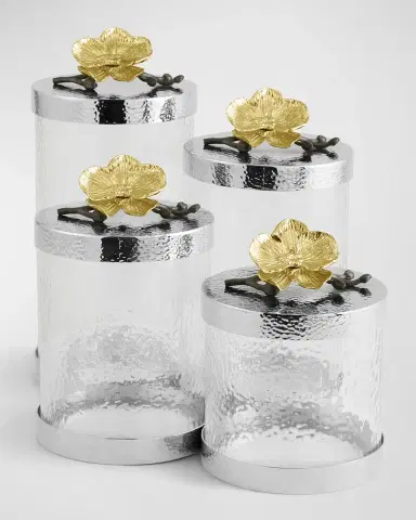 Michael Aram Gold Orchid Small Canister | Thumbnail 4