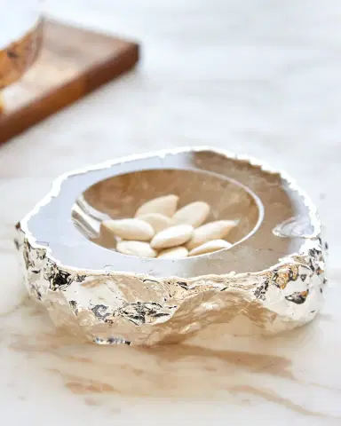 Anna New York Silver Plated Crystal Bowl | Thumbnail 2