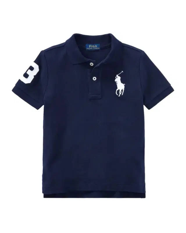 Polo Ralph Lauren Boy 's Big Pony Pique Knit Polo, Size -7