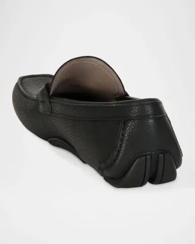 Ferragamo Men's Front 4 Leather Drivers | Thumbnail 3 Ferragamo Men's Front 4 Leather Drivers | Thumbnail 3