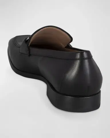 Ferragamo Men's Front 4 Leather Drivers | Thumbnail 4 Ferragamo Men's Front 4 Leather Drivers | Thumbnail 4