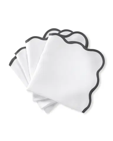 Matouk Casual Couture Scallop Napkins | Thumbnail 2
