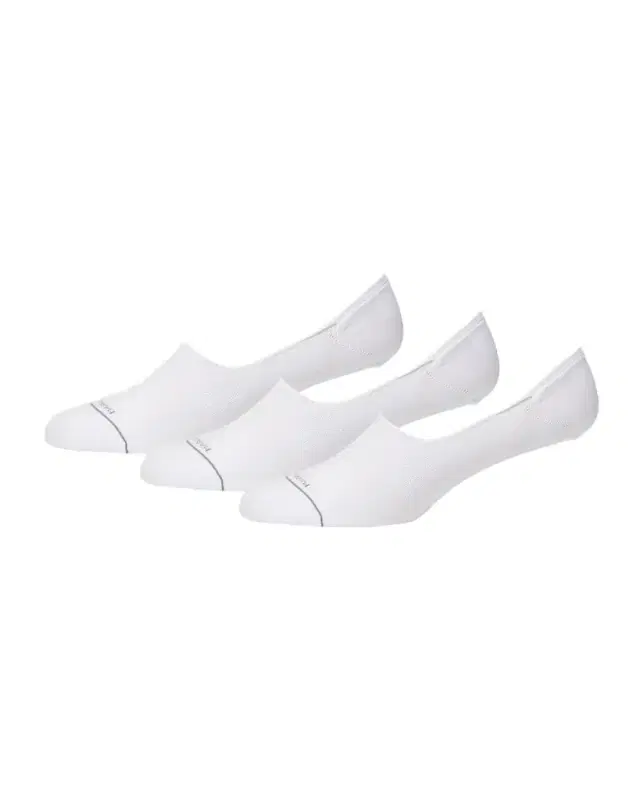 Marcoliani Men 's Invisible Touch 3-Pack No-Show Cotton Socks