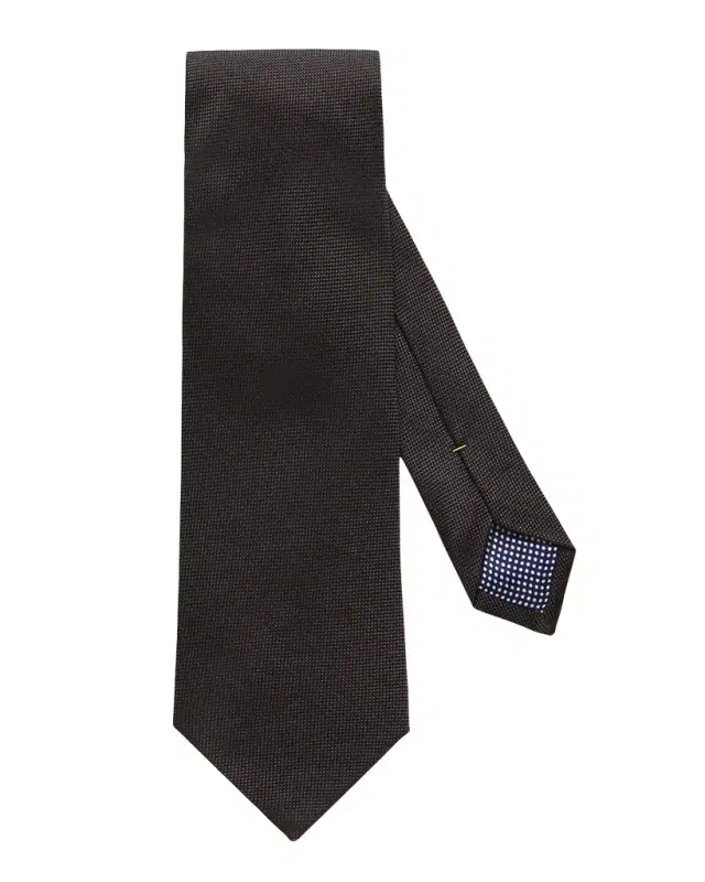 Men 's Textured Solid Silk Tie