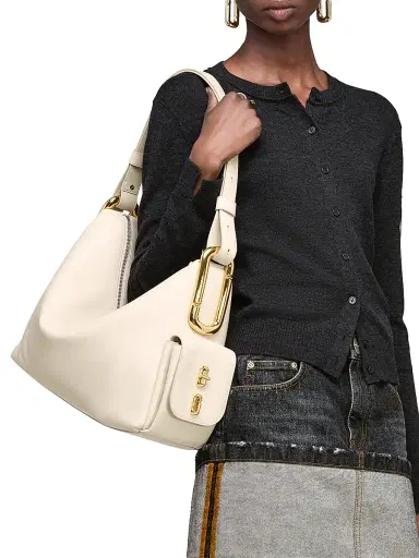 Marc Jacobs Women's Scene Large Leather Shoulder Bag - Cloud White | Thumbnail 2