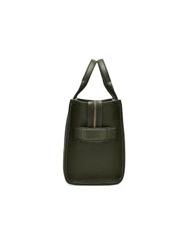 Marc Jacobs Women's The Leather Small Tote Bag - Forest | Thumbnail 5