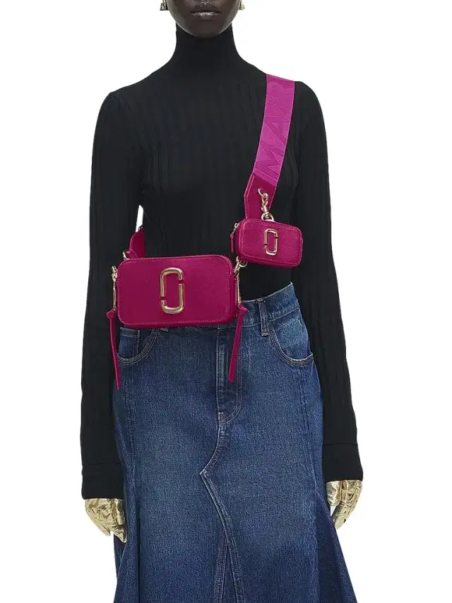 Marc Jacobs Women's The Utility Snapshot Camera Bag - Lipstick Pink