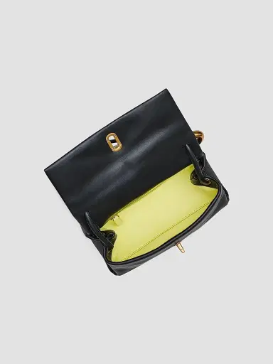 Marc Jacobs Women's The Mini Dual Leather Top Handle Bag - Black | Thumbnail 3 Marc Jacobs Women's The Mini Dual Leather Top Handle Bag - Black | Thumbnail 3