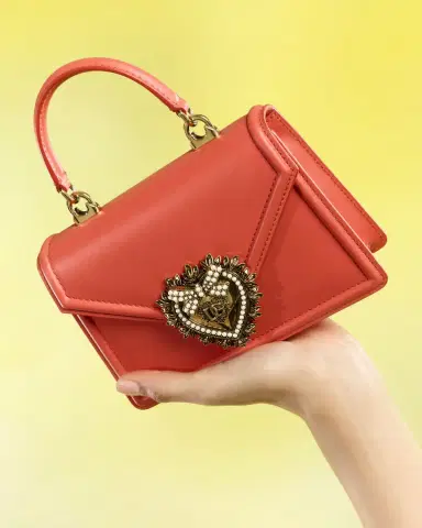 Dolce & Gabbana Devotion Mini Leather Top-Handle Bag | Thumbnail 4 Dolce & Gabbana Devotion Mini Leather Top-Handle Bag | Thumbnail 4