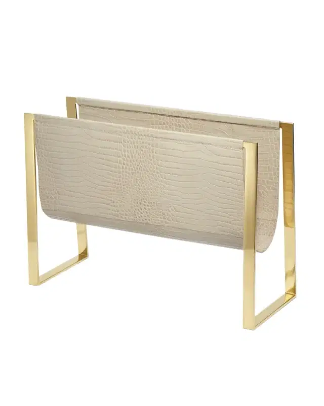 AERIN Classic Croc Magazine Rack