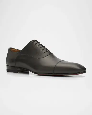 Christian Louboutin Greggo Men's Lace-Up Leather Dress Shoes | Thumbnail 3 Christian Louboutin Greggo Men's Lace-Up Leather Dress Shoes | Thumbnail 3