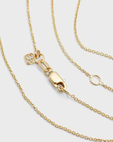 Sydney Evan 14k Yellow Gold Small Diamond Evil Eye Necklace | Thumbnail 4 Sydney Evan 14k Yellow Gold Small Diamond Evil Eye Necklace | Thumbnail 4