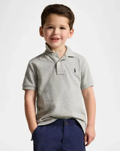 Polo Ralph Lauren Boy 's Short-Sleeve Logo Embroidery Polo Shirt | Thumbnail 3 Polo Ralph Lauren Boy 's Short-Sleeve Logo Embroidery Polo Shirt | Thumbnail 3