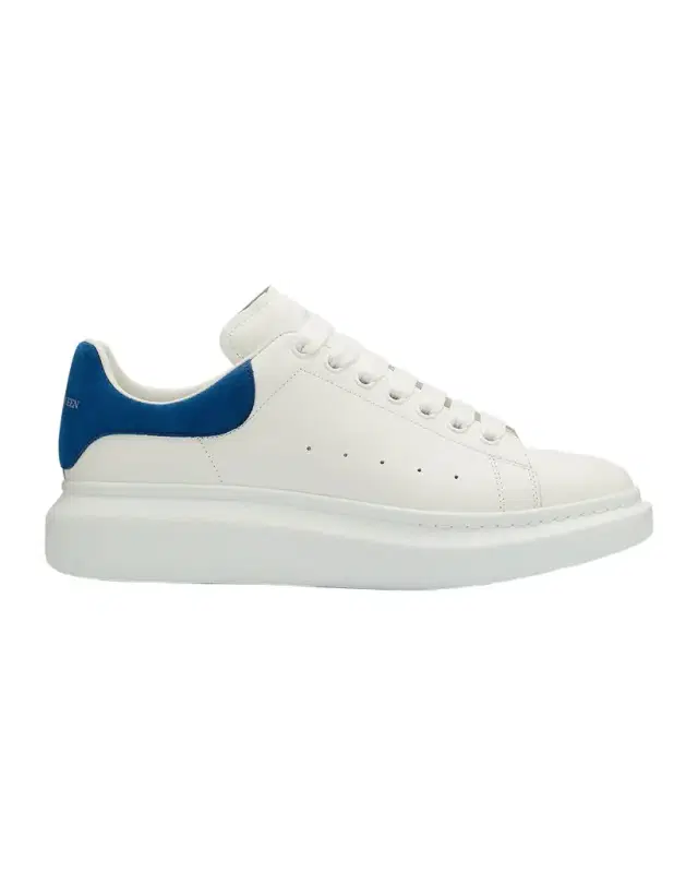 McQueen Men 's Leather & Suede Oversized Sneakers