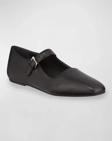The Row Ava Mary Jane Ballerina Flats | Thumbnail 2 The Row Ava Mary Jane Ballerina Flats | Thumbnail 2
